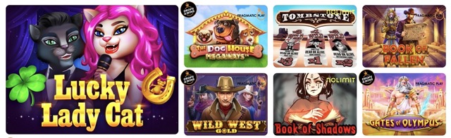 Игровой каталог Cat Casino